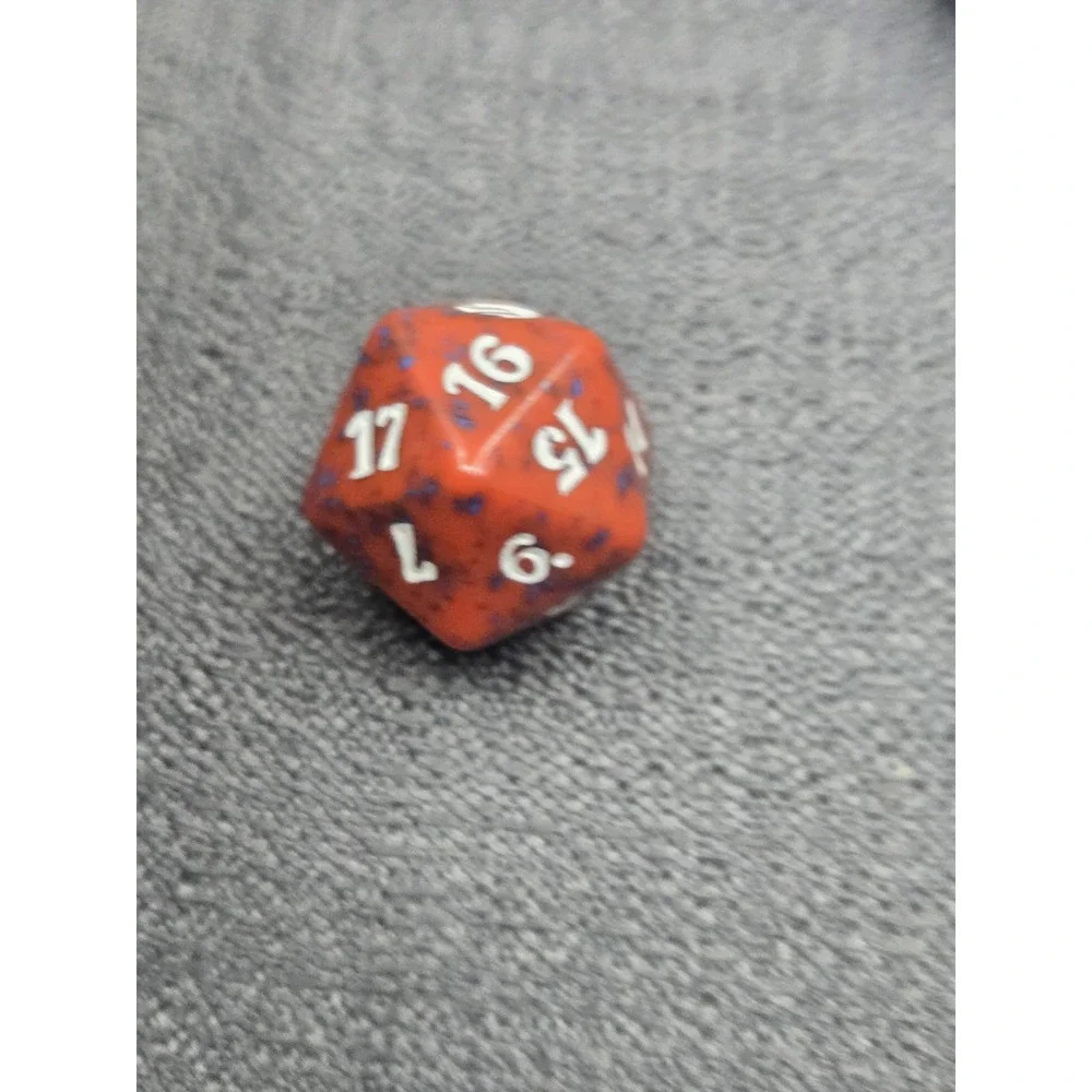 MTG Journey Into Nyx Spindown Life Counter Dice Red Blue D20 Magic The Gathering